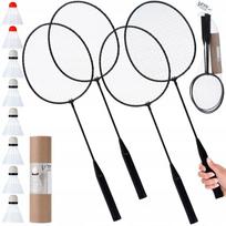 Didelis BADMINTONO RINKINYS raketės šaudyklės XXL žaidimo komplektas