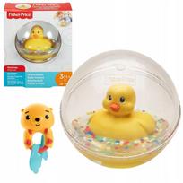 Fisher-Price vonios žaislas antis burbule, ropojimui, su dovana – kramtuku