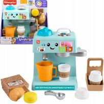 FISHER-PRICE edukacinis interaktyvus kavos aparatas su šviesos ir garso efektais