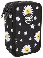 Coolpack trijų skyrių penalas su priedais Jumper 3 Daisy Black F067817