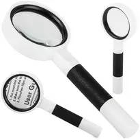 Didinamasis stiklas su 7x padidinimu, 50 mm