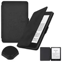 Atverčiamas dėklas Amazon Kindle Paperwhite skaityklei, su stovu, juodas
