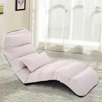 Sofa Promotions Sulankstomas tinginio sofos krėslas, 175x55x20 cm, baltas