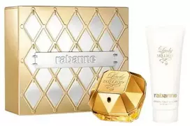 Paco Rabanne Lady Million Eau De Parfum, 80 ml Sensual Loción Corporal, 100 ml Eau De Parfum, 5 ml