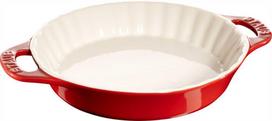STAUB COOKING Apvali keraminė pyrago lėkštė, 2 litrai, raudona