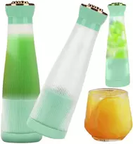 Nešiojamas trintuvas kokteiliams su USB jungtimi, 400 ml, žalias
