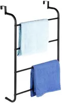 Bathroom Solutions Metalinė Rankšluosčių Kabykla Juoda 44.5 x 73 cm