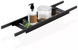 Bathroom Solutions Vonios Lentyna 68 cm Bambuko Medinė Juoda