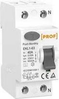 Prof DIFERENCIALINIS JUNGIKLIS EKL1-63H-40A-2P-6KA-TYP