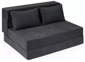 Promotions Sofa-lova, sulankstoma, chenilio audinys, 82x103x58 cm, pilka