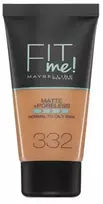 Maybelline Fit Me Matte + Poreless Foundation 332 Golden Caramel 30ml