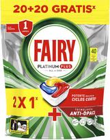 FAIRY PLATINUM PLUS indaplovė 40 capsules