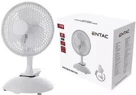 Stalinis ventiliatorius Entac Mini 17W su spaustuku