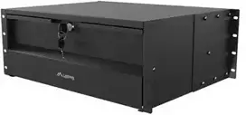 Lanberg 19" Rack spintelė su stalčiais 4U 360 mm Juodas (4U/483 × 360 mm, keliamoji galia iki 90 kg, 4 taškų tvirtinimas)