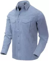 Marškiniai Helikon-Tex Defender Mk2 Gentleman®, Melange Light Mėlyna