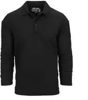 Polo marškinėliai ilgomis rankovėmis 101INC, Juoda