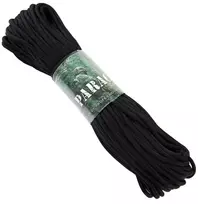 Virvė 101INC Paracord, 30m, Juoda