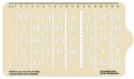 Liniuotė M-Tac Ecopybook Stencil symbols NATO