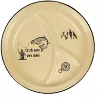 Fosco Emaliuota lėkštė Catch Your Own Meal