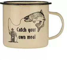 Fosco Emaliuotas puodelis Catch Your Own Meal