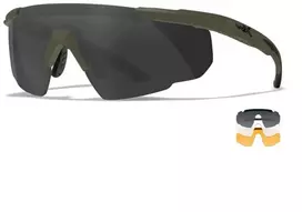 Akiniai keičiamais lešiais Wiley X Saber Advanced, Žalia