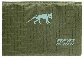 Kortelių dėklas su RFID blokavimu Tasmanian Tiger, Olive Žalias
