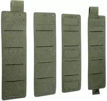 VELCRO/MOLLE adapterių rinkinys Tasmanian Tiger SGL, Olive Žalias