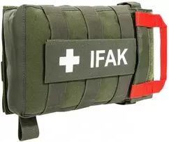 Pirmosios pagalbos dėklas Tasmanian Tiger Velcro L, Olive Žalias