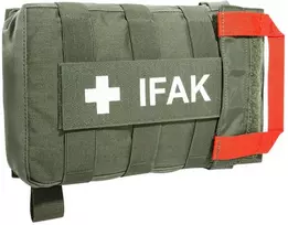 Pirmosios pagalbos dėklas Tasmanian Tiger Velcro L, RAL7013 su IRR