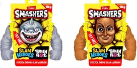 SMASHERS Slam Heroes Tamprus herojus "Brainrot", 18 cm