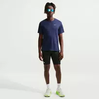 Nike Marškinėliai Vyrams M Nk Df Uv Miler Ss Mėlyna DV9315 410
