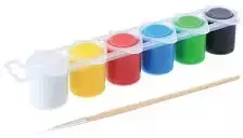 Guašas PRIMO, 6 spalvos x 25 ml, su teptuku