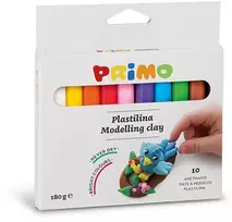 Plastilinas PRIMO, 10 spalvų