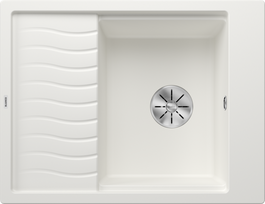 Virtuvinė kriauklė BLANCO ELON 45 S PDUR Balta InFino O.AF SILGRANIT™, PuraDur™, 524828