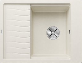 Virtuvės kriauklė BLANCO ELON 45 S Soft white InFino O.AF SILGRANIT™, PuraDur™, Švelniai balta 527067