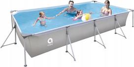 Avenli grey frame pool, 394x207x80