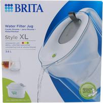 Brita Wasserfilter-Kanne Style XL hellgrau (3,6l) inkl. 1 MAXTRA PRO Kartusche