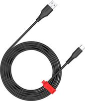 Canyon cable Onwire 18TP USB-A to USB-C 2m,18W TPE 2m Black
