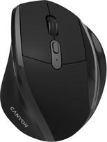 Canyon mouse OnClick 17 Ergonomic 6 buttons 1600DPI Wireless Black