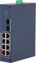 Dahua Technology CHS4210-8GT-110 network switch Managed L2 Gigabit Ethernet (10/100/1000) Power over Ethernet (PoE) DIN rail Dark Blue