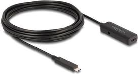 Delock 80028 USB cable USB 3.2 Gen 2 (3.1 Gen 2) 5 m USB C Black