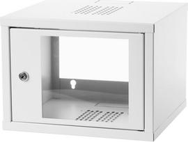 Digitus CL-19 04U rack cabinet 4U Wall mounted rack Light grey