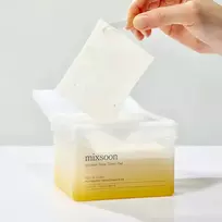 MIXSOON Bean Toner Pad – drėkinančios pupelių toniko pagalvėlės - 70 vnt.