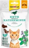 Gimcat Crunchy Snacks Duck with Catnip – cat treat – 50g