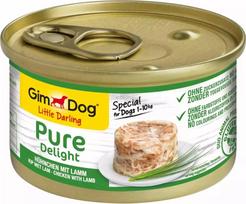 Gimcat GIMDOG Little Darling Pure Delight Chicken with lamb - wet dog food - 85g