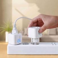 Greenblue Remote-Controlled WiFi Outlet, Android/iOS/Alexa/Google Home, Timer, Wattmeter, Max 16A/3840W, GB735 W