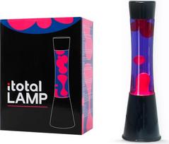 Itotal - Lava Lamp - Black Base, Purple Liquid and Pink Wax - 40 cm (XL2347)