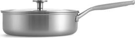 Kitchenaid - Multiply Skillet with Lid - Silver - 24 cm