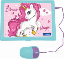 Lexibook - Unicorn Bilingual Educational Laptop with 164 activities (EN/FR) (JC601UNIi1)
