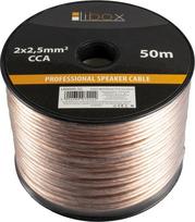 Libox Kabel głośnikowy 2x2,50mm LB0009-50 audio cable 50 m Transparent